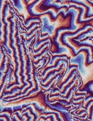 Wrapped phase of an InSAR image