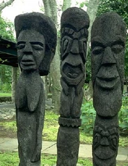 Photo of totems from the BSDS300 dataset